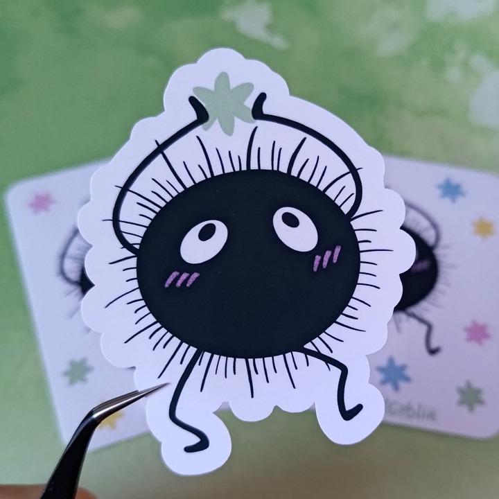 Mini sticker sheet Susuwatari